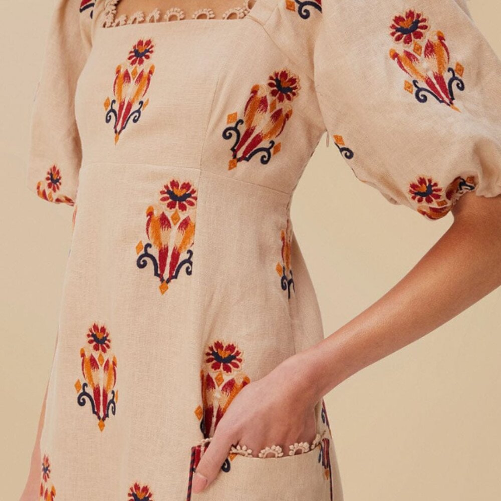 FARM Rio Rose Embroidered Dress - Picture 6 of 6